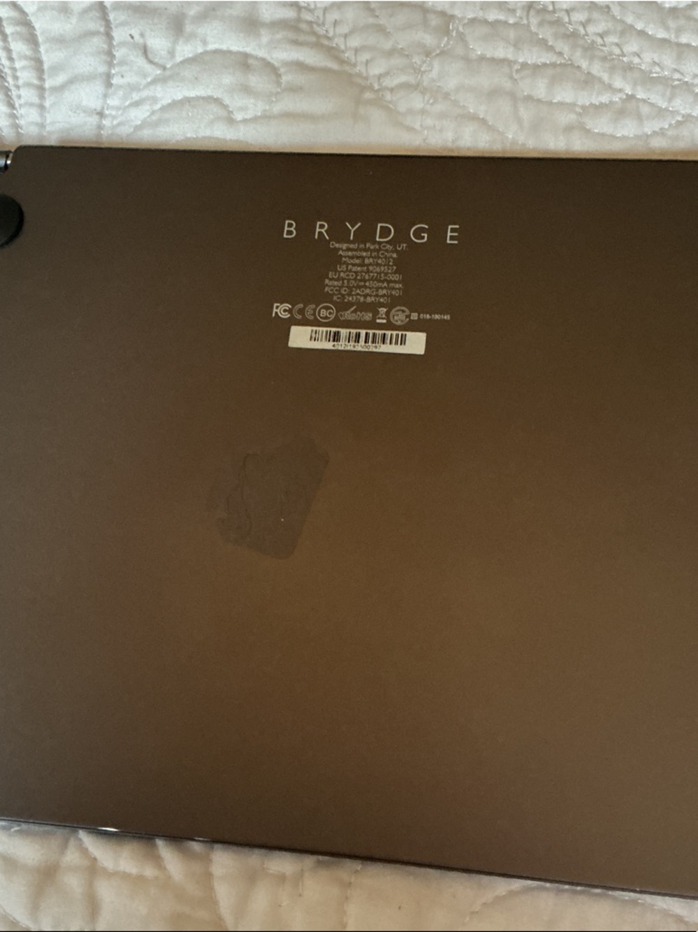 SOLD Brydge Pro Wireless Portable Bluetooth Keyboard iPad 11 Pro Space Grey - Picture 8 of 12